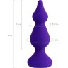 Фиолетовая анальная втулка Sholt - 10 см.