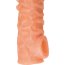 Телесная закрытая насадка с шершавой головкой Cock Sleeve Size M - 15,6 см.  Цена 2 130 руб. - Телесная закрытая насадка с шершавой головкой Cock Sleeve Size M - 15,6 см.