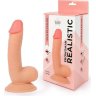 Телесный реалистичный фаллоимитатор Erowoman