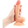 Телесный реалистичный фаллоимитатор Erowoman
