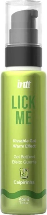 Гель Lick Me с согревающим эффектом и ароматом кайпиринья - 50 мл.