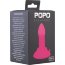 Розовая анальная втулка с широким основанием POPO Pleasure - 11,9 см.  Цена 628 руб. - Розовая анальная втулка с широким основанием POPO Pleasure - 11,9 см.