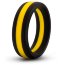 Черно-желтое силиконовое эрекционное кольцо Silicone Go Pro Cock Ring - Черно-желтое силиконовое эрекционное кольцо Silicone Go Pro Cock Ring