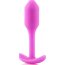 Розовая пробка для ношения B-vibe Snug Plug 1 - 9,4 см.  Цена 10 742 руб. - Розовая пробка для ношения B-vibe Snug Plug 1 - 9,4 см.