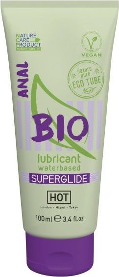 Интимный увлажняющий анальный гель BIO SuperGlide - 100 мл.