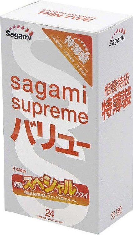 Ультратонкие презервативы Sagami Xtreme Superthin - 24 шт.