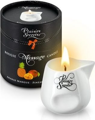 Массажная свеча с ароматом манго и ананаса Bougie de Massage Ananas Mangue - 80 мл.