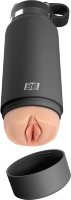 Серый мастурбатор в виде бутылки F*ck Flask