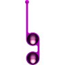 Лиловые вагинальные шарики Kegel Tighten Up III