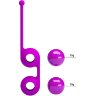 Лиловые вагинальные шарики Kegel Tighten Up III