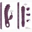 Фиолетовый вибромассажер SMON №1 с бугорками - 21,5 см.  Цена 14 227 руб. - Фиолетовый вибромассажер SMON №1 с бугорками - 21,5 см.