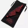 Двусторонняя красно-черная маска на глаза Reversible Faux Leather Blindfold