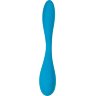 Синий гибкий вибратор Satisfyer G-Spot Flex 5+ - 19,6 см.