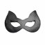 Двусторонняя красно-черная маска с ушками из эко-кожи  Цена 1 521 руб. - Двусторонняя красно-черная маска с ушками из эко-кожи