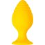 Желтая анальная втулка Riffle - 7,5 см.  Цена 832 руб. - Желтая анальная втулка Riffle - 7,5 см.