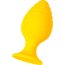 Желтая анальная втулка Riffle - 7,5 см.  Цена 832 руб. - Желтая анальная втулка Riffle - 7,5 см.