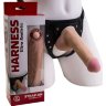 Страпон Harness из двух предметов: трусики с плугом и насадка-фаллос - 17 см.