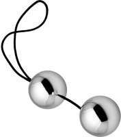 Серебристые вагинальные шарики Benwa Balls