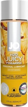 Лубрикант на водной основе с ароматом ананаса JO Flavored Juicy Pineapple - 120 мл.