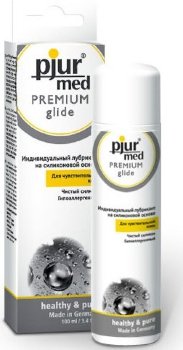 Гипоаллергенный силиконовый лубрикант pjur MED Premium glide - 100 мл.