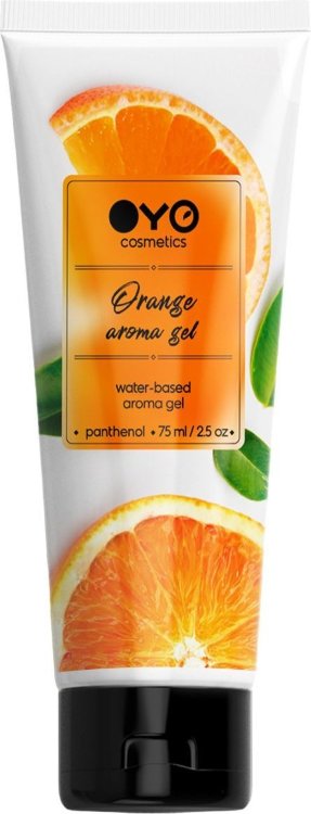 Лубрикант на водной основе OYO Aroma Gel Orange с ароматом апельсина - 75 мл.