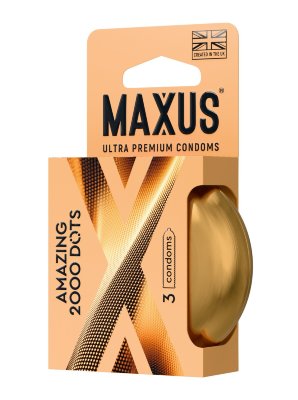 Точечные презервативы MAXUS 2000 Amazing Dots с железным кейсом - 3 шт.  Цена 767 руб. Длина: 18 см. Презервативы с точками. Изготовлены из натурального латекса с накопителем и обильной смазкой. 2000 точек усиливают ее ощущения и не притупляют у него. Усиленная стимуляция. Выраженные, но деликатные к слизистым точки. Железный кейс в комплекте. Номинальная ширина - 53 мм. Толщина стенки - 0,07 мм. - Регистрационное удостоверение РФ: ФСЗ 2008/03067 - Дата регистрации медицинского изделия: 02.09.2019 г. - Срок действия регистрационного удостоверения: бессрочно - Представитель изготовителя медицинского изделия: ООО «СПЕКТРУМ», 105066, г. Москва, ул. Нижняя Красносельская, д.35, стр.64, помещ.3H/6. Страна: Великобритания. Материал: латекс.
