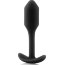 Чёрная пробка для ношения B-vibe Snug Plug 1 - 9,4 см.  Цена 10 803 руб. - Чёрная пробка для ношения B-vibe Snug Plug 1 - 9,4 см.