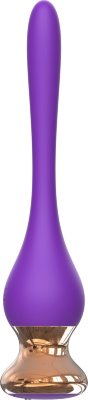 Фиолетовый вибромассажер Nipple Vibrator - 14,5 см.  Цена 3 857 руб. Длина: 14.5 см. Диаметр: 3 см. Чудесный вибратор идеально подходит для разнообразных удовольствий. Круглый кончик можно использовать в качестве поверхности для точечного массажа. Вибратор покрыт бархатистым мягким на ощупь силиконом, который позволяет легко вводить его и прекрасно ощущается на коже. 10 режимов вибрации. Рабочая длина - 12 см. Диаметр головки - 1,3 см. Страна: Китай. Материал: силикон. Батарейки: встроенный аккумулятор.