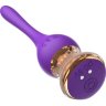 Фиолетовый вибромассажер Nipple Vibrator - 14,5 см.