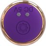 Фиолетовый вибромассажер Nipple Vibrator - 14,5 см.