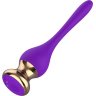 Фиолетовый вибромассажер Nipple Vibrator - 14,5 см.