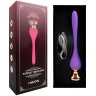 Фиолетовый вибромассажер Nipple Vibrator - 14,5 см.