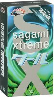 Презервативы Sagami Xtreme Mint с ароматом мяты - 10 шт.
