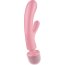 Розовый двусторонний вибромассажер Triple Lover - 23,7 см.  Цена 10 422 руб. - Розовый двусторонний вибромассажер Triple Lover - 23,7 см.