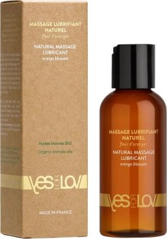 Натуральная массажная смазка Natural Lubricant Orange Blossom - 100 мл.