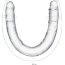 Прозрачный двухсторонний фаллоимитатор Double Dildo - 40 см. - Прозрачный двухсторонний фаллоимитатор Double Dildo - 40 см.
