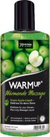 Массажное масло WARMup Green Apple с ароматом яблока - 150 мл.