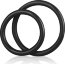 Набор из двух черных силиконовых колец разного диаметра SILICONE COCK RING SET  Цена 973 руб. - Набор из двух черных силиконовых колец разного диаметра SILICONE COCK RING SET