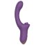 Фиолетовый вагинально-клиторальный вибратор  Цена 2 067 руб. - Фиолетовый вагинально-клиторальный вибратор