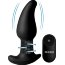 Черная анальная вибропробка с эффектом римминга Gyro M Curved Rimming Plug - 13,7 см. - Черная анальная вибропробка с эффектом римминга Gyro M Curved Rimming Plug - 13,7 см.