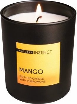 Ароматическая свеча с феромонами Natural Instinct Манго - 180 гр.