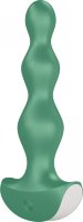 Зеленая анальная пробка с вибрацией Lolli Plug 2 - 14 см.