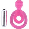 Розовая вибронасадка со стимулятор клитора Язычок