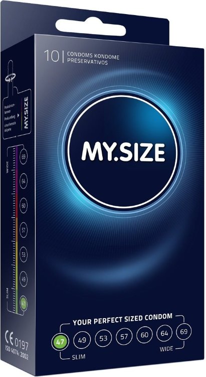 Презервативы MY.SIZE размер 47 - 10 шт.