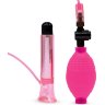 Розовый вакуумный стимулятор для клитора с вибрацией Vibrating Clitoral Pump with Quick Release
