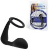 Стимулятор простаты с фиксацией эрекционным кольцом Prostate Gear