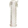 Закрытая прозрачная насадка на пенис Crystal Sleeve Faraon - 13,5 см.