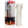 Закрытая прозрачная насадка на пенис Crystal Sleeve Faraon - 13,5 см.