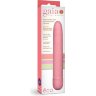 Розовый биоразлагаемый вибратор Eco - 17,8 см.