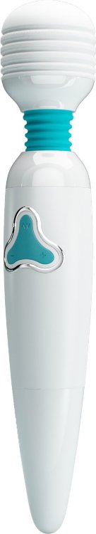 Белый wand-вибратор Cloud - 25 см.